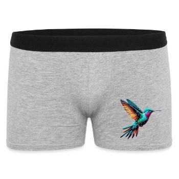 Hummingbird - Men's Boxer Shorts - heather grey - Front
