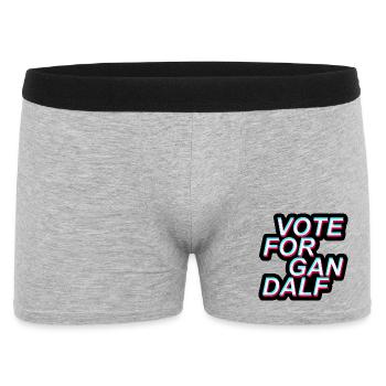 Élection, Votez pour, Amérique - Boxer Homme - gris chiné - Devant