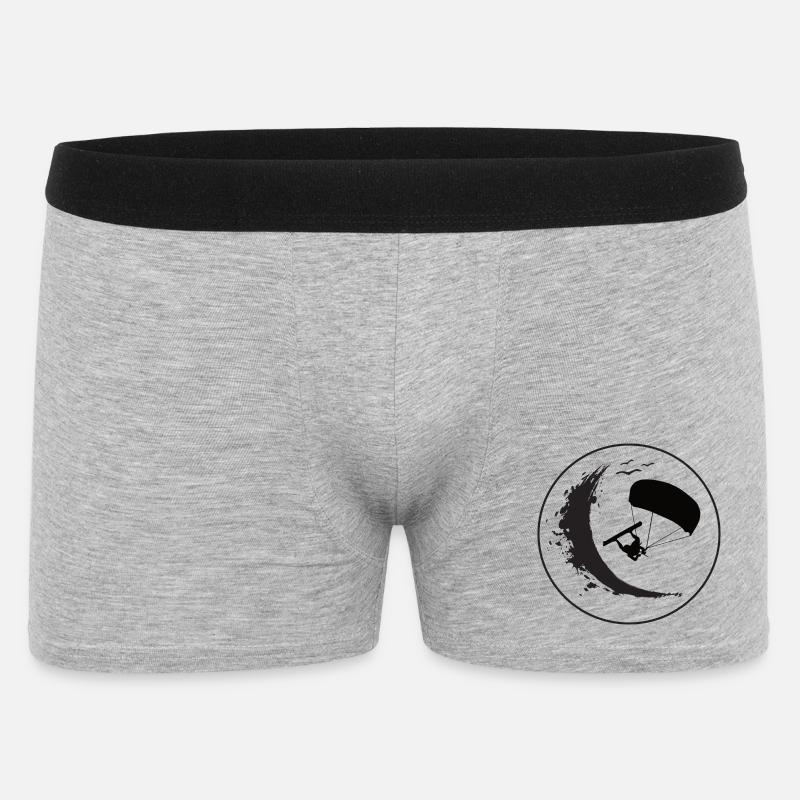 Wave Rider Eclipse - Männer Boxer Shorts - Grau meliert