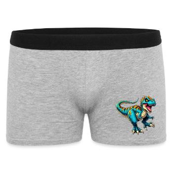 Dinosaure - Boxer Homme - gris chiné - Devant