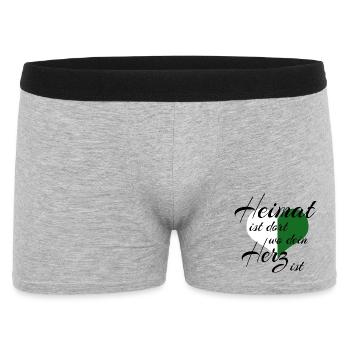 Saxony - Men's Boxer Shorts - heather grey - Front