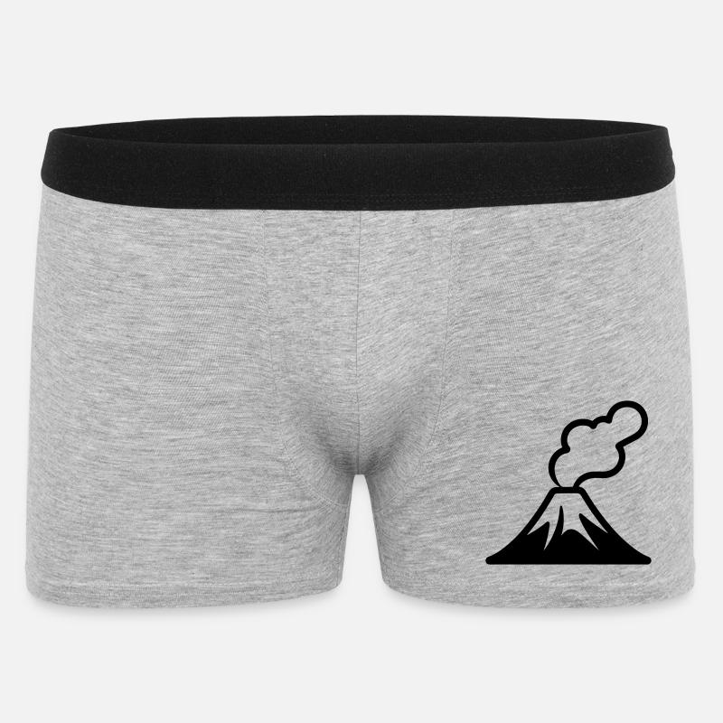 Vulkan - Männer Boxer Shorts - Grau meliert