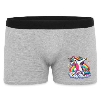 Licornes Dabbing Dab Licorne Licorne Femmes - Boxer Homme - gris chiné - Devant