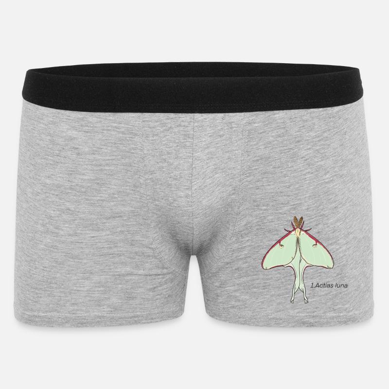 Schmetterling - Männer Boxer Shorts - Grau meliert