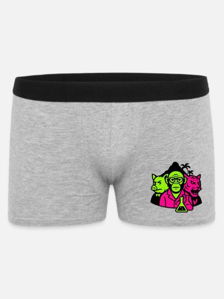 Île étrange - Boxer Homme - gris chiné