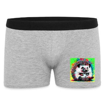 hérisson - Boxer Homme - gris chiné - Devant