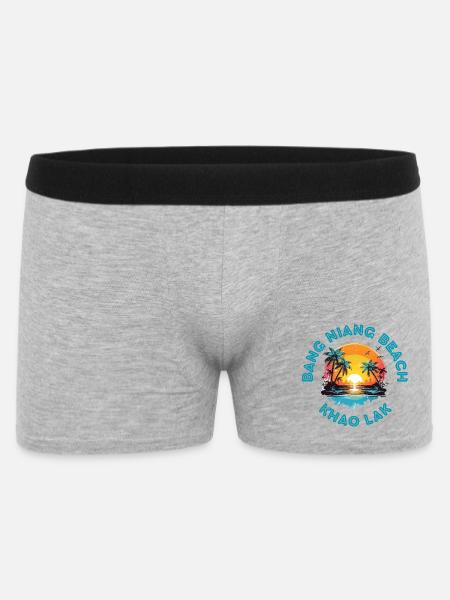 Bang Niang Beach Sunset Circle - Men's Boxer Shorts - heather grey