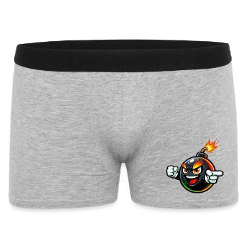 Explosive Angry Bomb Show - Men's Boxer Shorts - heather grey - Front