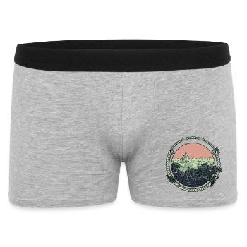 Pagoda Comic Style - Men's Boxer Shorts - heather grey - Front
