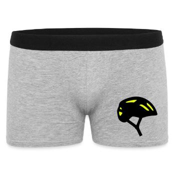 Icône du profil du casque de vélo - Boxer Homme - gris chiné - Devant