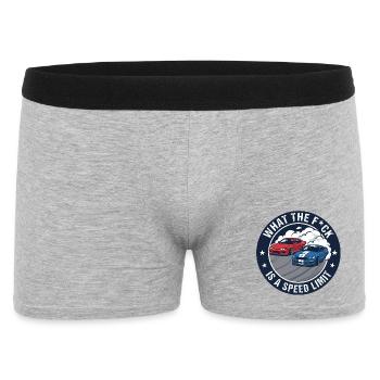 Drift Humor Circle Design - Men's Boxer Shorts - heather grey - Front