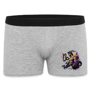 Capricorne Homme – Cadeau Astrologie - Boxer Homme - gris chiné - Devant