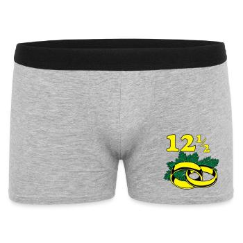 Petersilienhochzeit , Hochzeitstag (25) - Männer Boxer Shorts - Grau meliert - Vorne