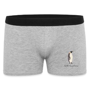 hello handsome - Boxer Homme - gris chiné - Devant