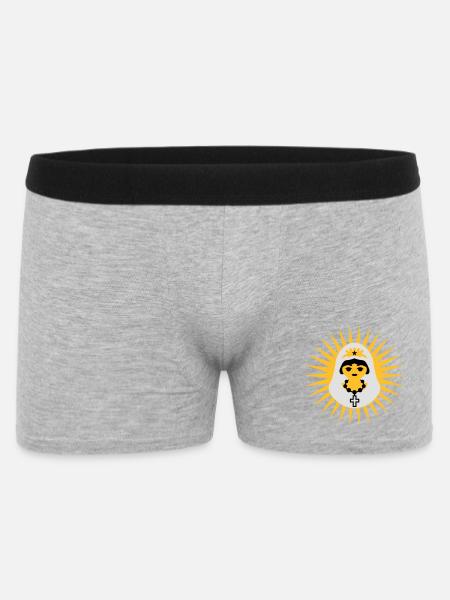 Braut - Männer Boxer Shorts - Grau meliert