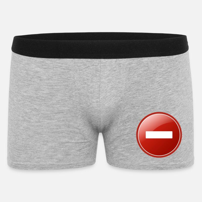 remove - Männer Boxer Shorts - Grau meliert