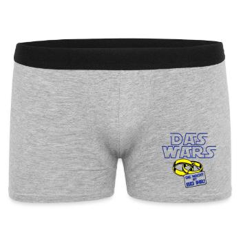 Junggesellenabschied , das wars die macht .(25) - Männer Boxer Shorts - Grau meliert - Vorne