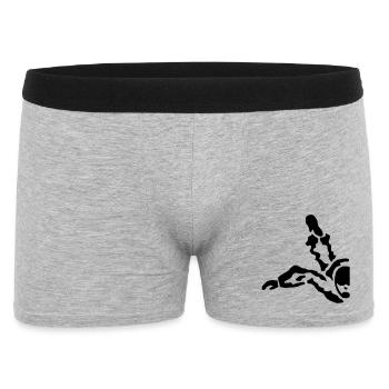 parachutisme - Boxer Homme - gris chiné - Devant