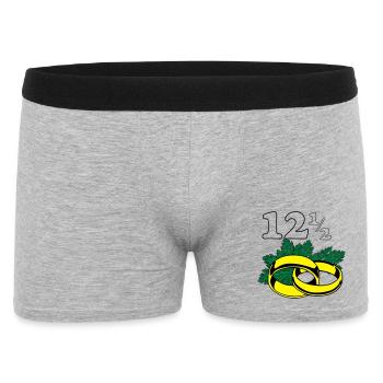 Parsley Wedding , 12,5 Years Wedding Anniversary (25) - Men's Boxer Shorts - heather grey - Front