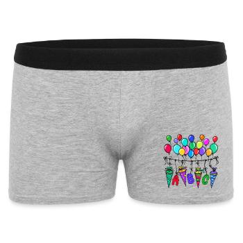 École Journée scolaire Rentrée scolaire Début de l’école - Boxer Homme - gris chiné - Devant