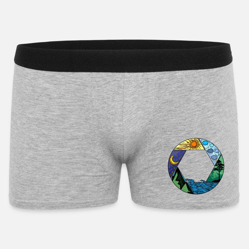 Mutter Natur Baum Umwelt - Männer Boxer Shorts - Grau meliert