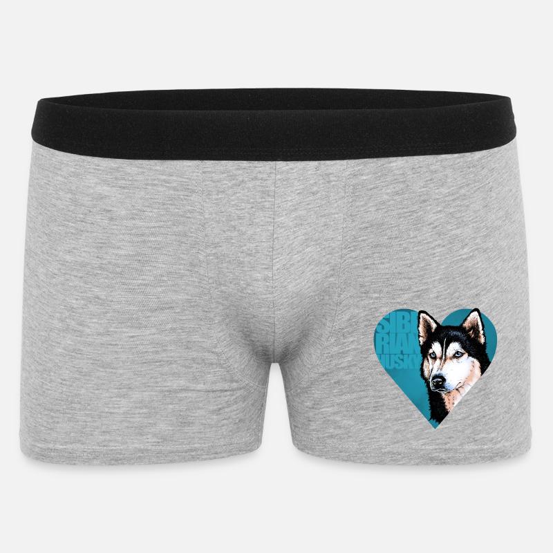 Sib - Boxer da uomo - grigio melange