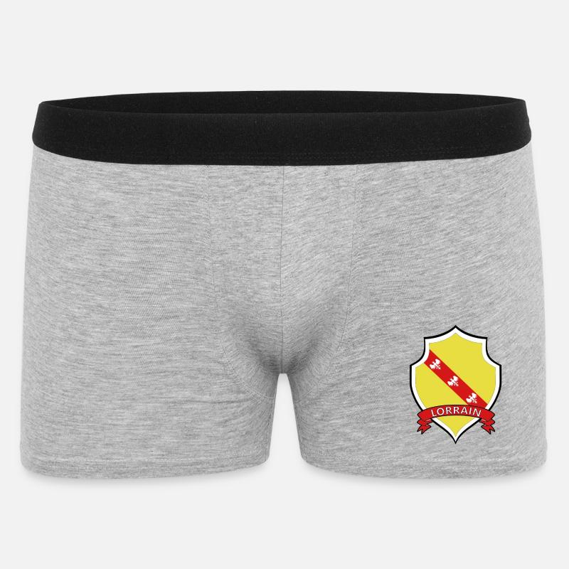 Lorrain - Männer Boxer Shorts - Grau meliert