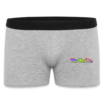 Gallop horse lover horses horse love Icelandic horses - Men's Boxer Shorts - heather grey - Front