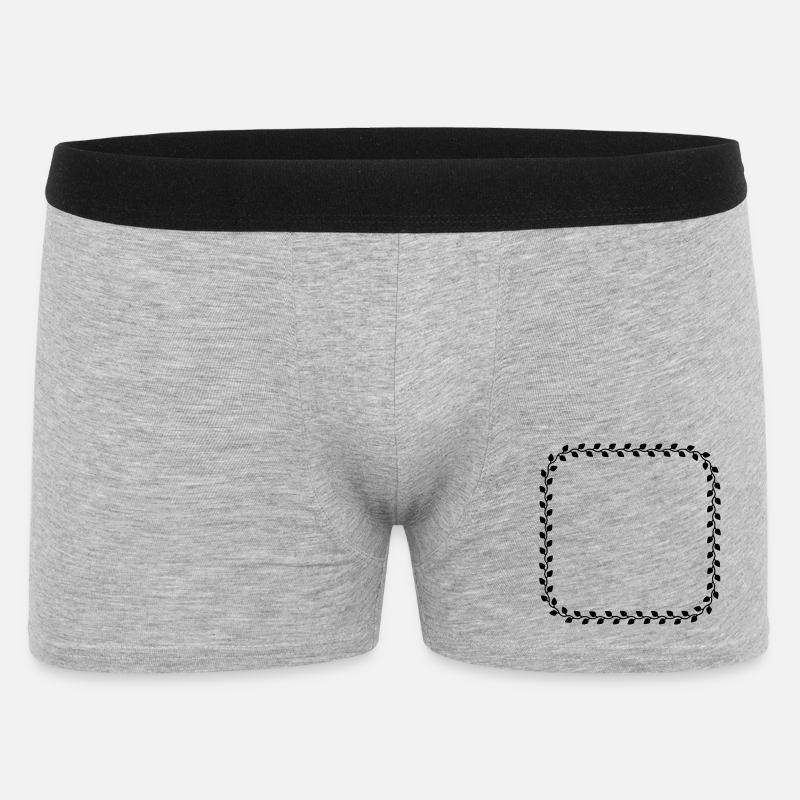 Rahmenblech - Männer Boxer Shorts - Grau meliert