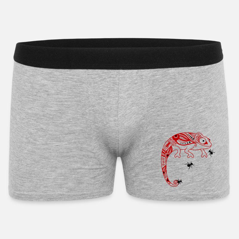 Camelion - Männer Boxer Shorts - Grau meliert