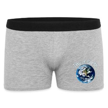 Tag der Erden Day of Earth - Men's Boxer Shorts - heather grey - Front
