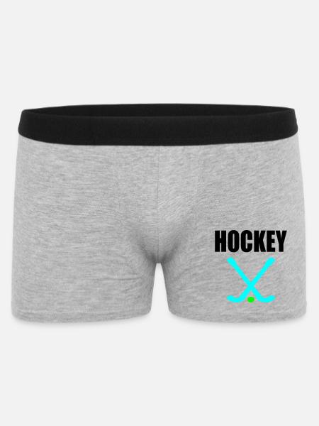 HOCKEY-BALLE - HOCKEY SUR GAZON - Boxer Homme - gris chiné