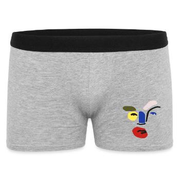 Fendȉ Face - Men's Boxer Shorts - heather grey - Front
