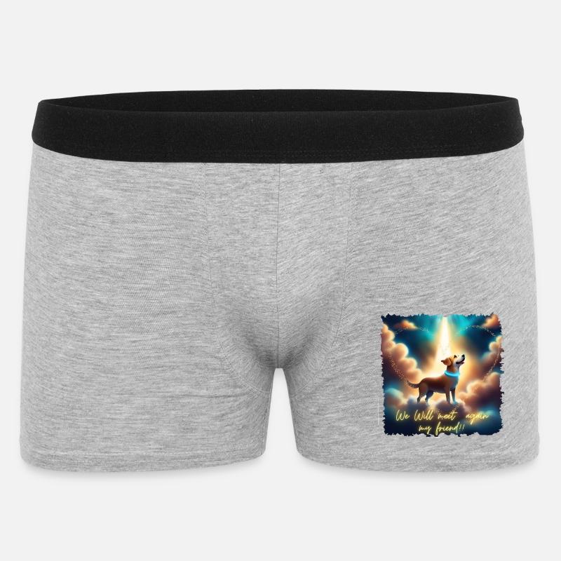 We will meet again!! - Men's Boxer Shorts - heather grey