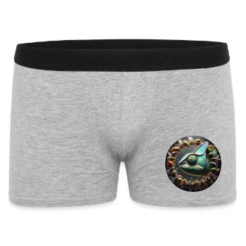 Le caméléon et les insectes - Boxer Homme - gris chiné - Devant
