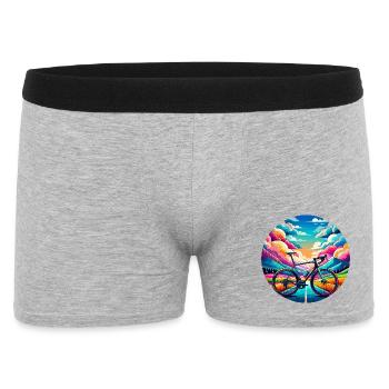 Road bike in fairytale colours - Men's Boxer Shorts - heather grey - Front