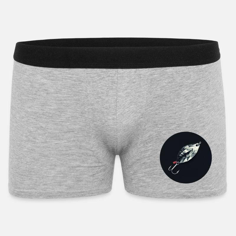 Blinker Köder Diamond Lure Emblem - Männer Boxer Shorts - Grau meliert