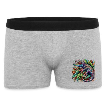 Gecko - Men's Boxer Shorts - heather grey - Front