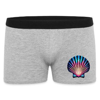 Coquille Saint-Jacques - Boxer Homme - gris chiné - Devant