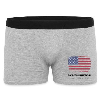 Washington, Washington D.C., USA - Men's Boxer Shorts - heather grey - Front