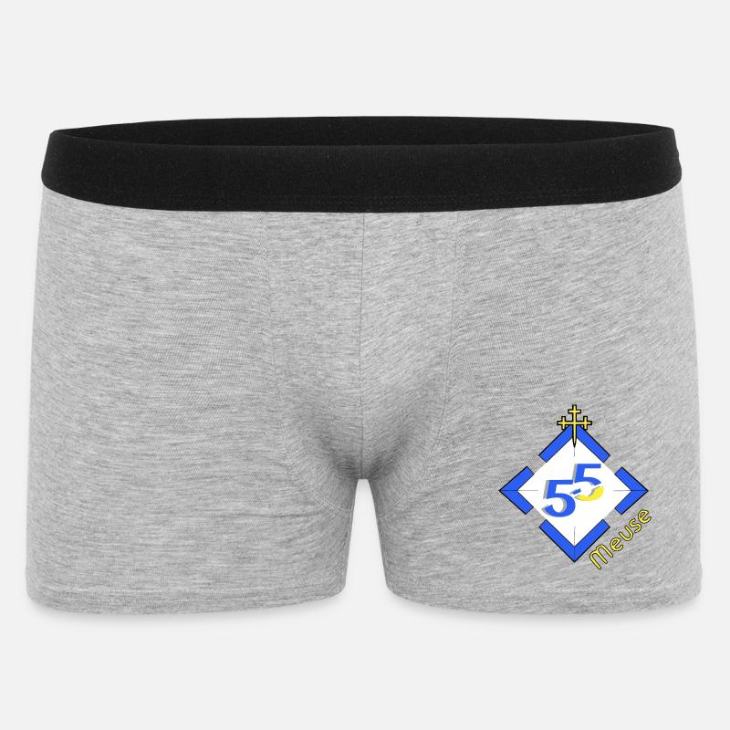 Meuse - Männer Boxer Shorts - Grau meliert