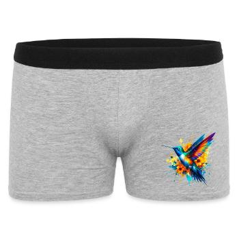 Hummingbird - Men's Boxer Shorts - heather grey - Front