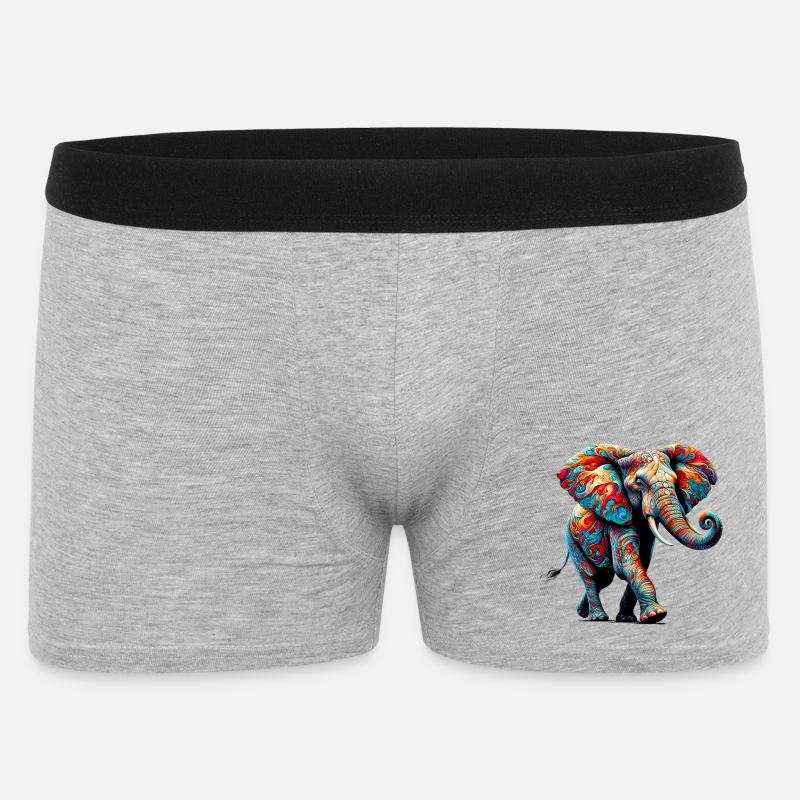 Elephant - Men's Boxer Shorts - heather grey