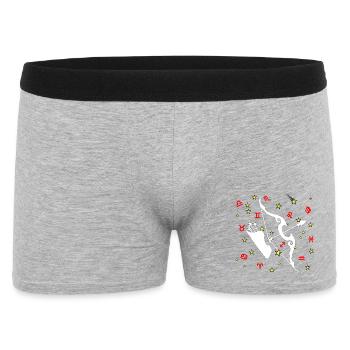 Sagittarius color - Men's Boxer Shorts - heather grey - Front