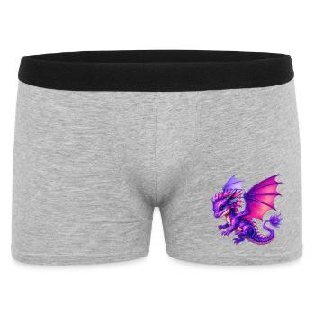 Dragon - Men's Boxer Shorts - heather grey - Front