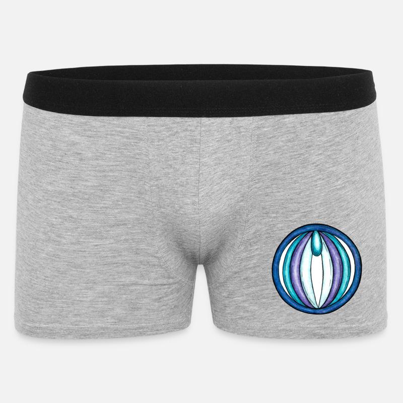 The Empress Ring - Männer Boxer Shorts - Grau meliert