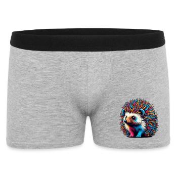 Hérisson - Boxer Homme - gris chiné - Devant