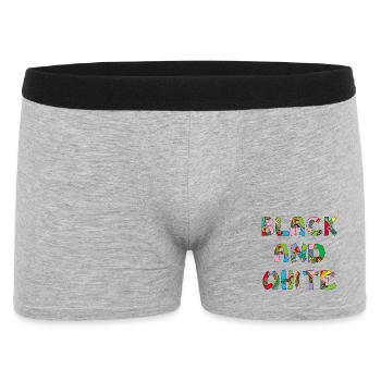 Noir et blanc mais en couleur - Boxer Homme - gris chiné - Devant