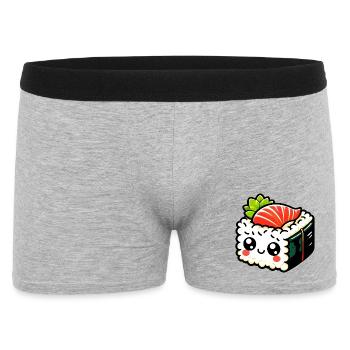 Sushi - Boxer Homme - gris chiné - Devant