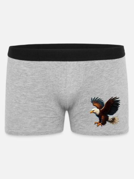 Eagle - Men's Boxer Shorts - heather grey